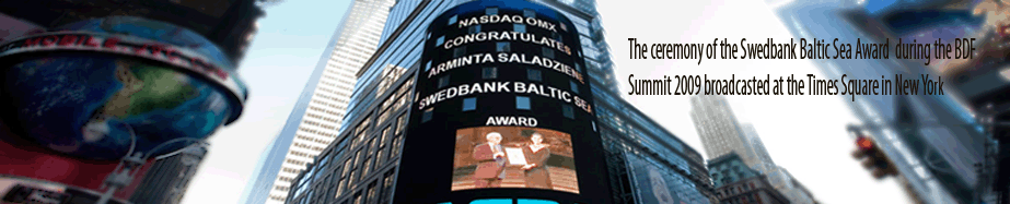 Baltic Sea Award 2009 on Times Square