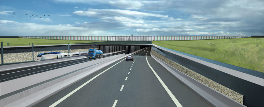 Fehmarnbelt Tunnel portal Denmark